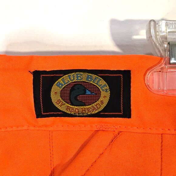 Vtg Blaze Orange Insulated Hunting Pants XL - Picture 3 of 10